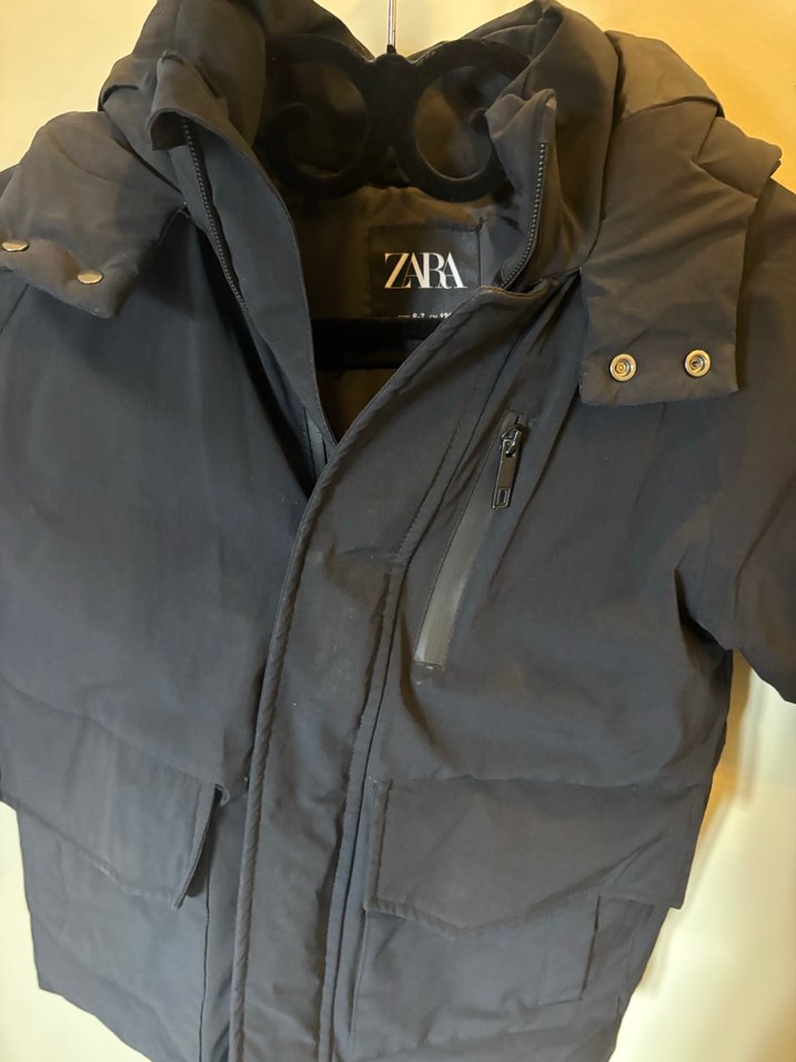 Erkek Çocuk Siyah Fermuarlı Ceket - Görsel 2