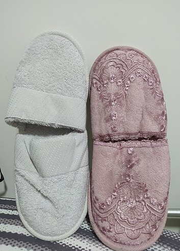 2 adet banyo terliği 