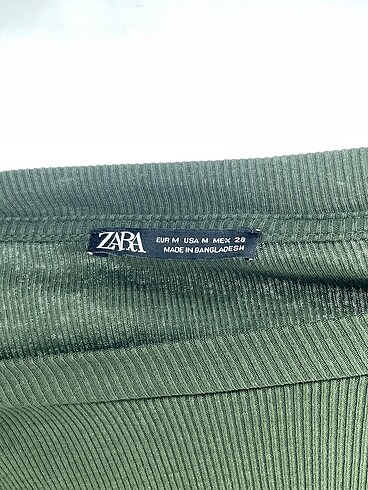m Beden yeşil Renk Zara Kısa Elbise %70 İndirimli.
