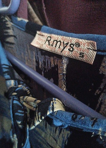 Mavi Piliseli Uzun Kollu Bohem Tunik büyük beden - Görsel 4