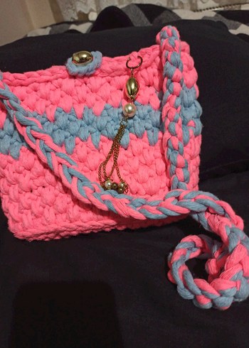 Örgü çanta - Görsel 4