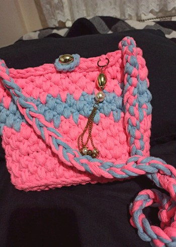Örgü çanta - Görsel 8