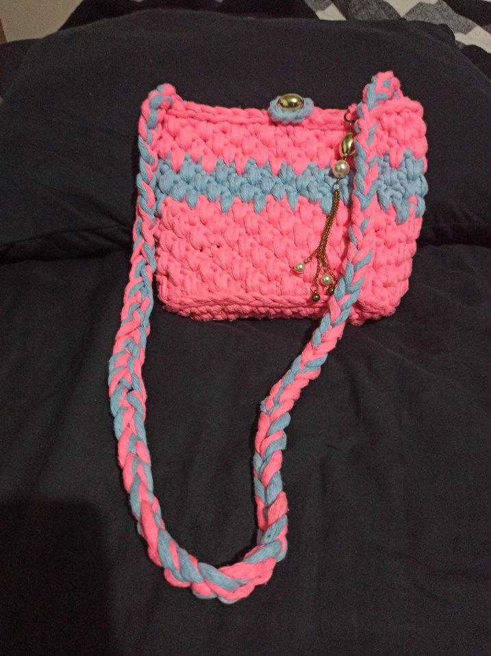Örgü çanta - Görsel 3