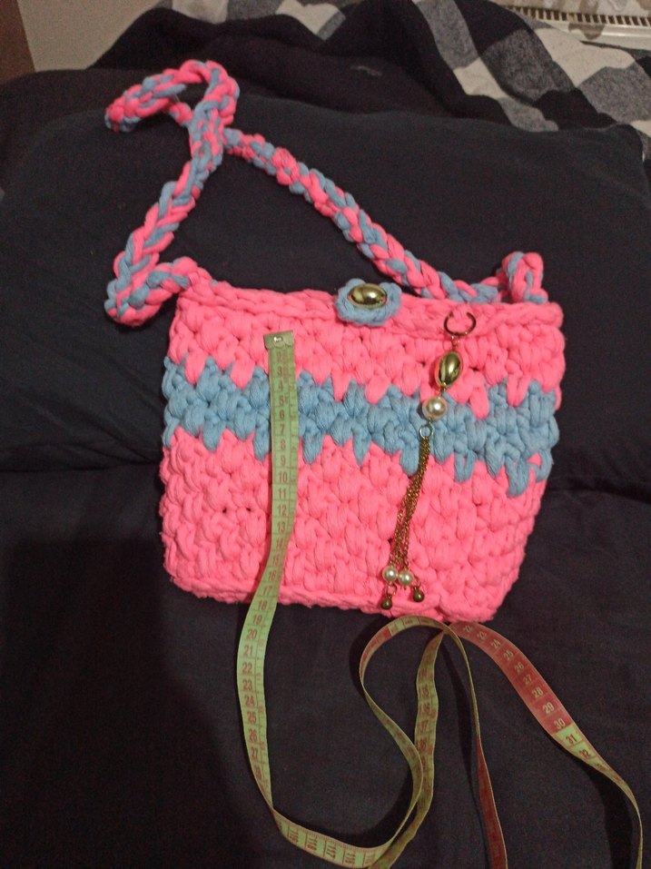 Örgü çanta - Görsel 5