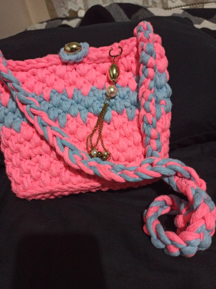 Örgü çanta - Görsel 4