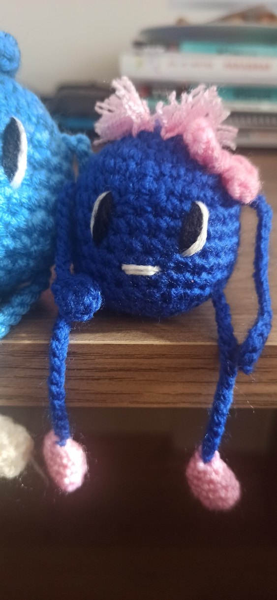 Renkli Örgü Kadın Anahtarlık Seti - Görsel 3