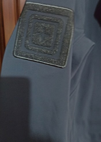 Gri Kadın Midi Fermuarlı Ceket - Görsel 2