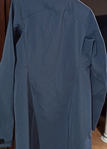 Gri Kadın Midi Fermuarlı Ceket - Görsel 3