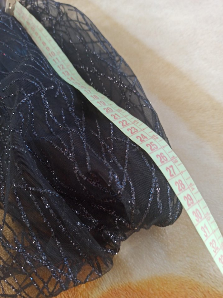 Siyah Midi Gotik Drapeli Kadın Elbise - Görsel 5