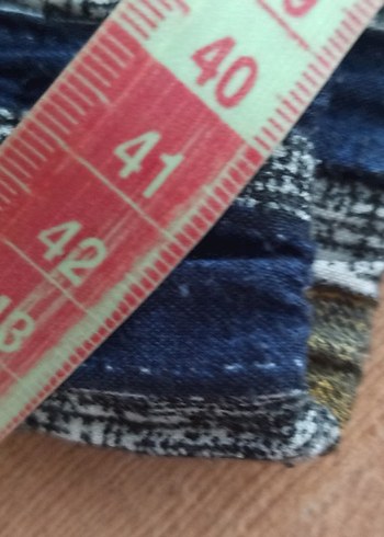 xl Beden mavi Renk Mavi Gri Pilili Bohem Kadın Kumaş Pantolon