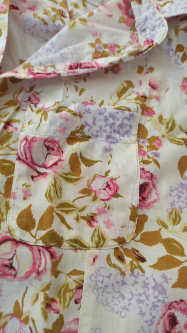 Çiçek Desenli Bol Kesim  Gömlek - Görsel 4