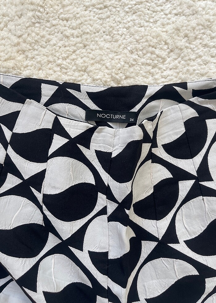 Nocturne siyah beyaz pantolon ???? - Görsel 2