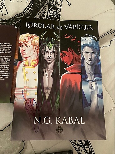 Beden Renk lordlar ve varisler imzali ciltli imzali poster hediyeli