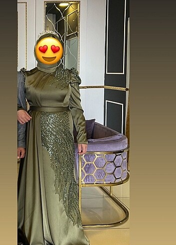 Pınar Şems Taşlı Tesettür Abiye
