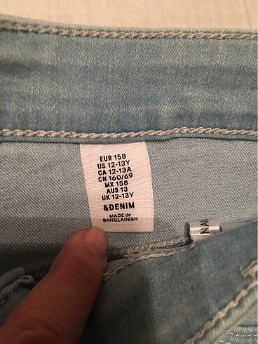 H&M H&M denim şort 12-13 yaş