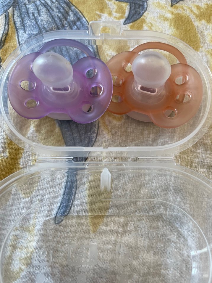 Renkli Bebek Emzikleri 2'li Set 0-6 aylık - Görsel 3