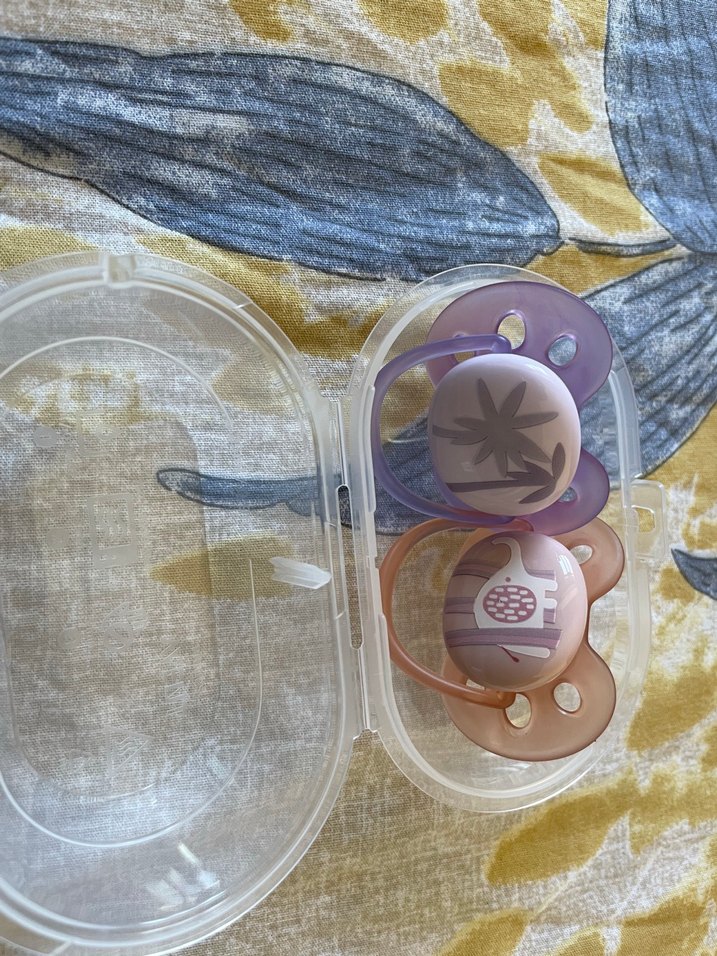 Renkli Bebek Emzikleri 2'li Set 0-6 aylık - Görsel 4
