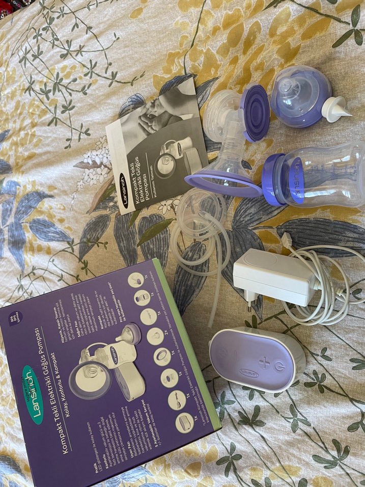 Lansinoh Kompakt Tekli Elektrikli Göğüs Pompası - Görsel 2