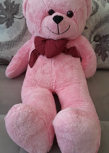 Pembe Peluş Ayıcık Oyuncak - Görsel 4