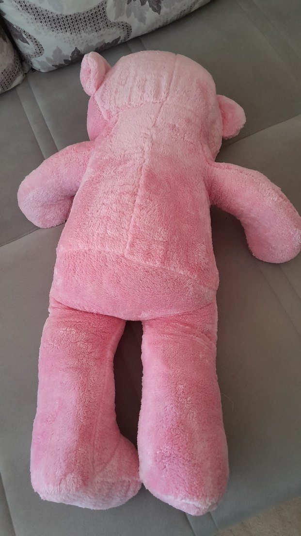 Pembe Peluş Ayıcık Oyuncak - Görsel 5