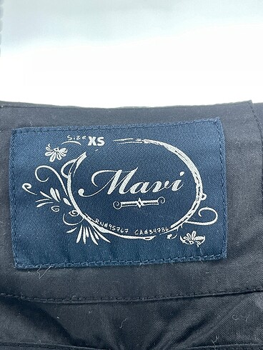 xs Beden siyah Renk Mavi Trenchcoat %70 İndirimli.