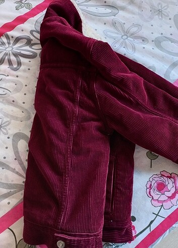 36 Beden bordo Renk Kadife Mont