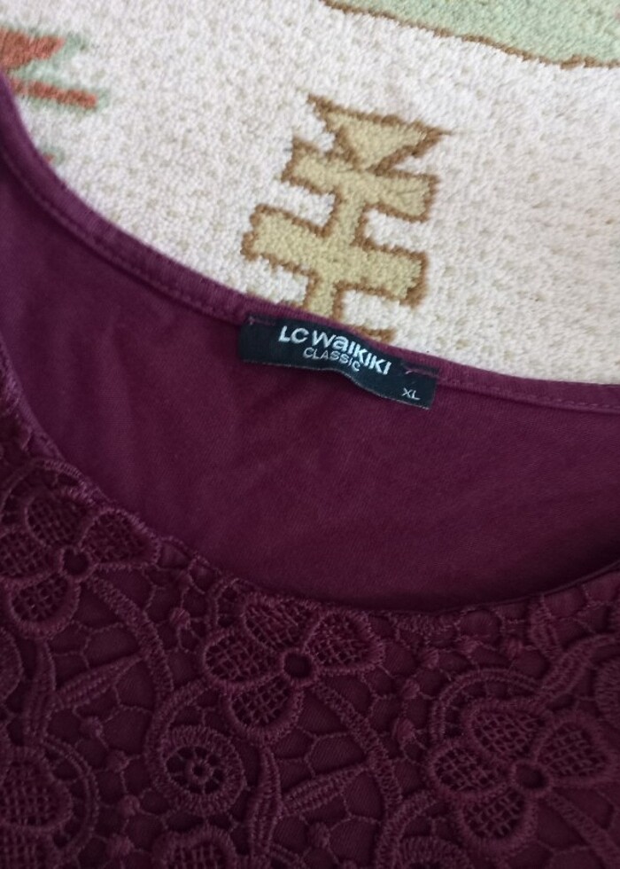 Bordo bluz  - Görsel 3