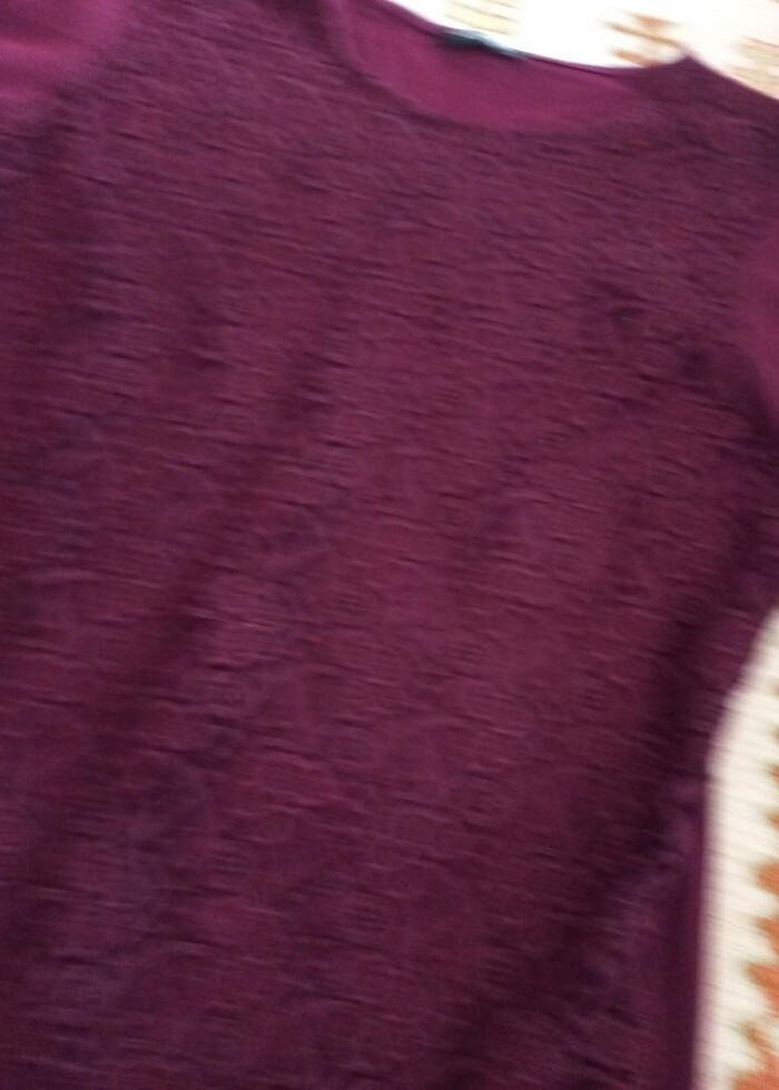 Bordo bluz  - Görsel 4