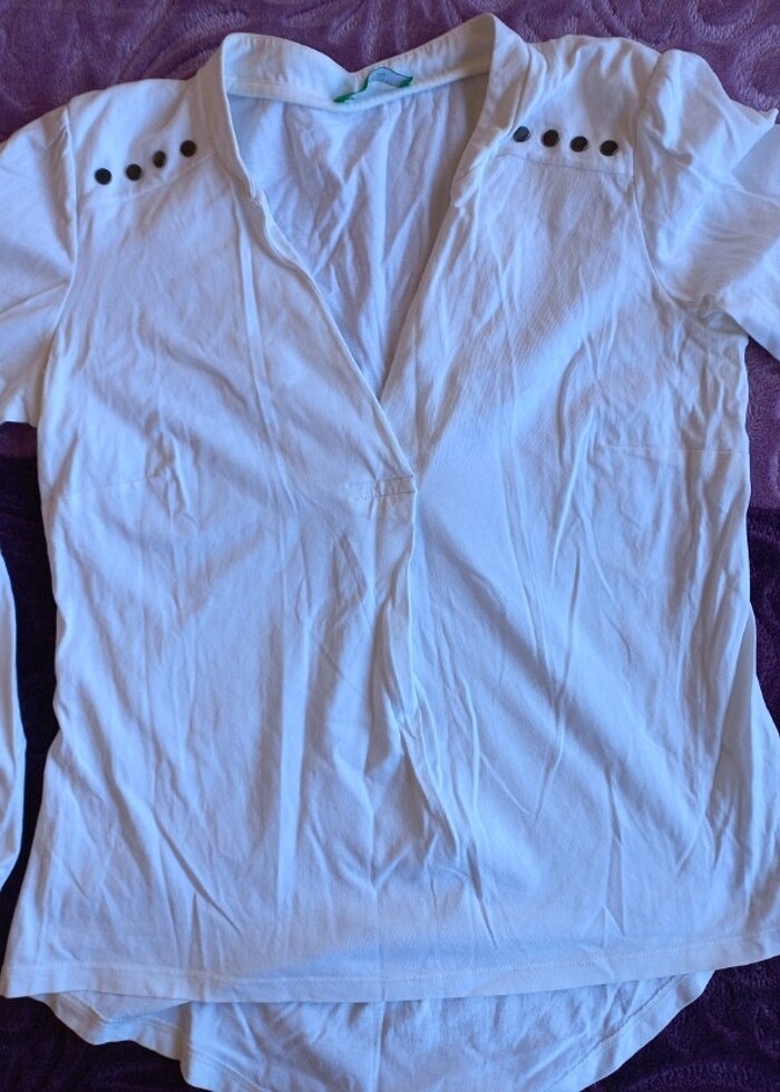 Beyaz bluz - Görsel 4