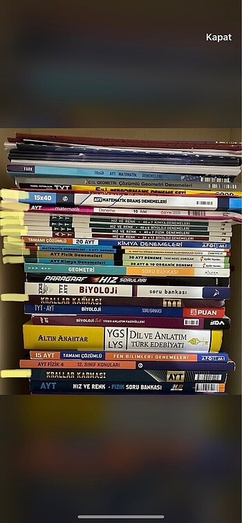 yks kitapları tyt ayt