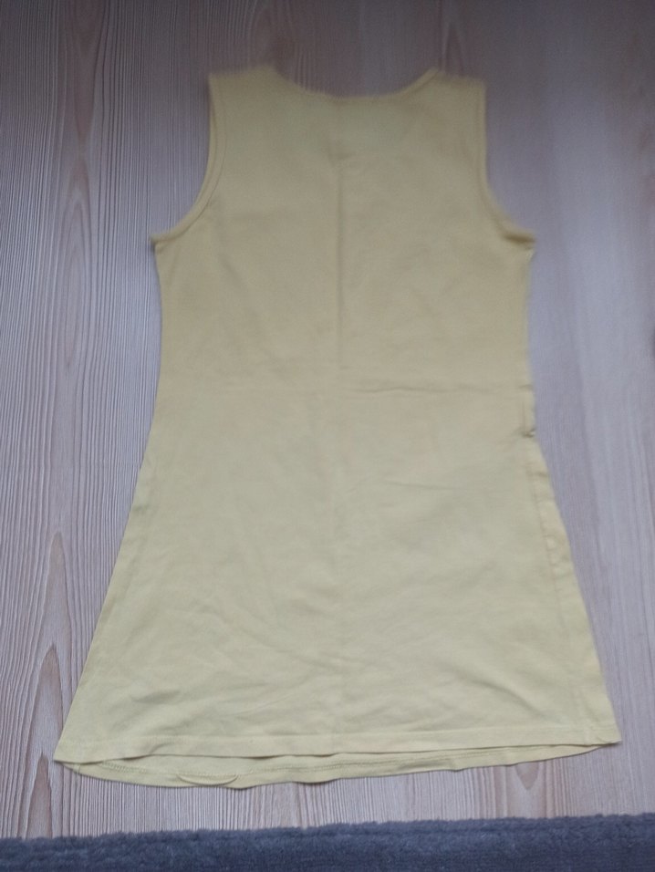 Sarı Kemerli Baskılı Kız Atlet - Görsel 2