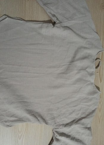 KETEN BLUZ - Görsel 4