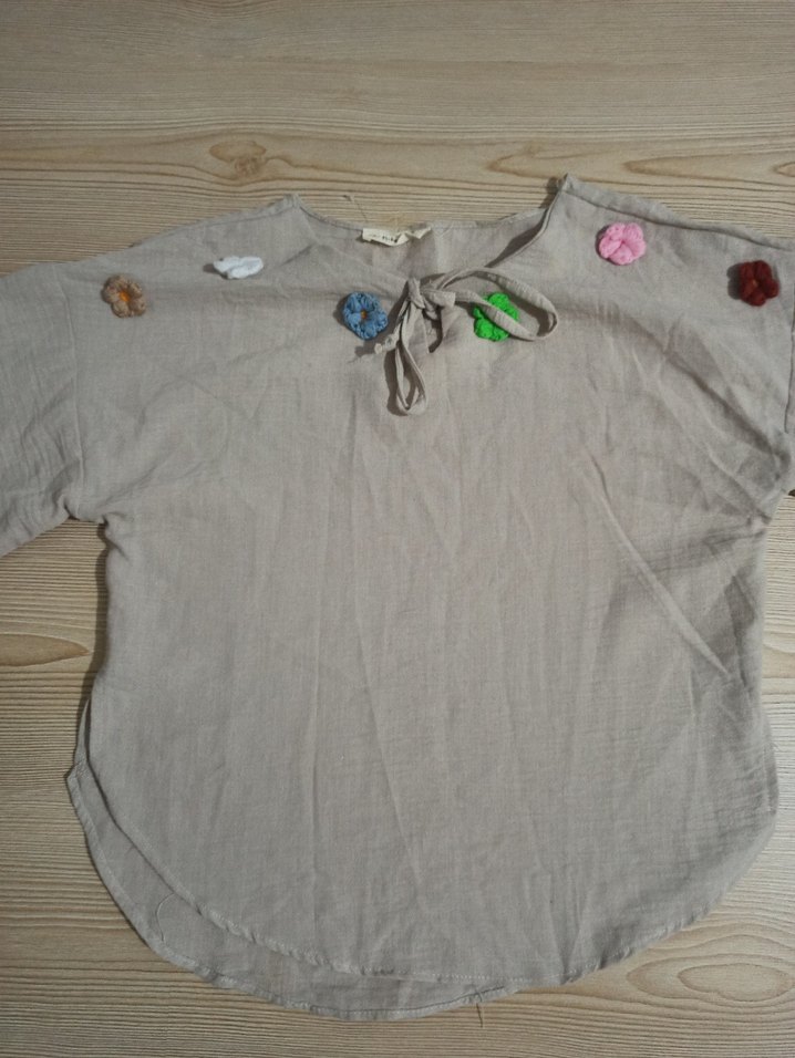 KETEN BLUZ - Görsel 2