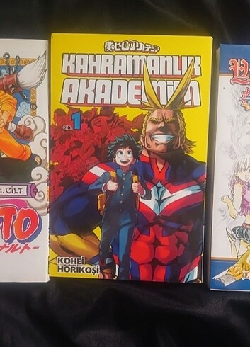 naruto,mha,seven deadly sins mangaları