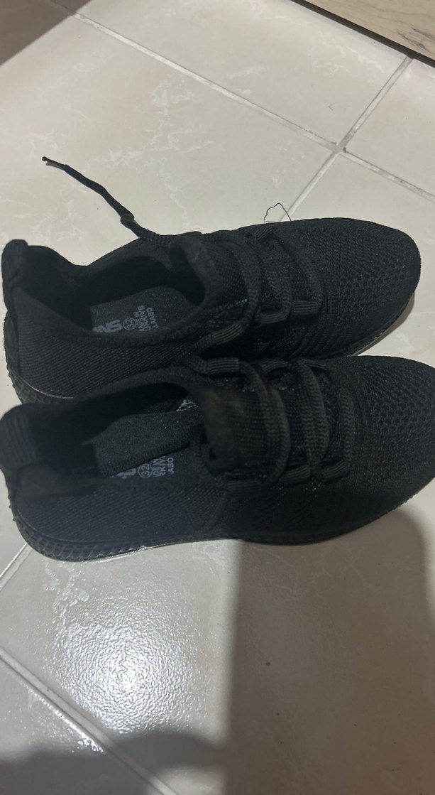 Siyah Bağcıklı çocuk Spor Ayakkabı - Görsel 2