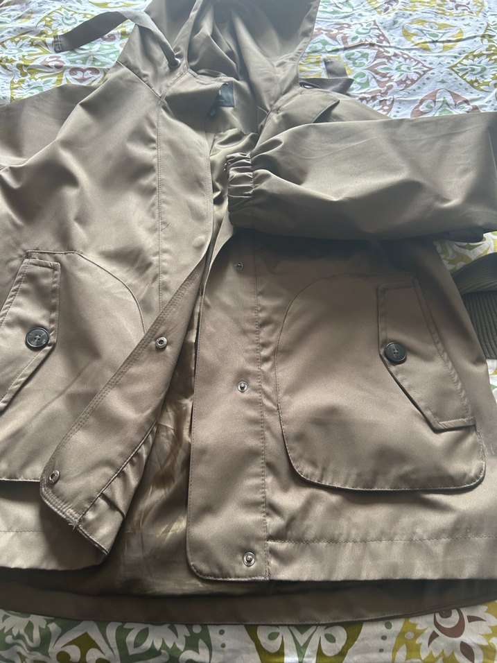 Mavi Düğmeli  Midi Ceket - Görsel 5