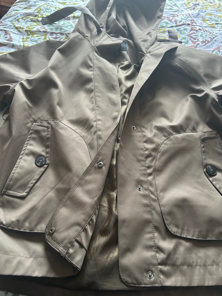 Mavi Düğmeli  Midi Ceket - Görsel 4