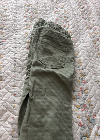 3 adet beli lastikli Gri Mavi Midi Kot Pantolon - Görsel 13