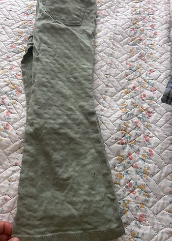 3 adet beli lastikli Gri Mavi Midi Kot Pantolon - Görsel 10