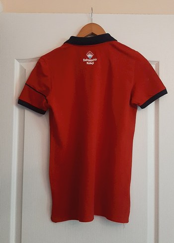 Bahçesehir Koleji Kısa Kollu Kırmızı Polo Yaka Tişört - Görsel 2