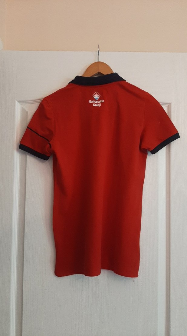 Bahçesehir Koleji Kısa Kollu Kırmızı Polo Yaka Tişört - Görsel 2