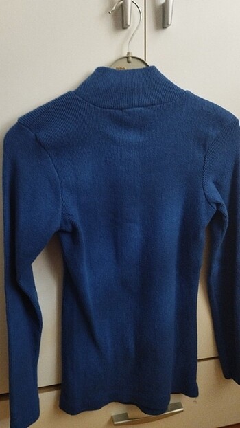 Mavi boğazlı kazak  - Görsel 3