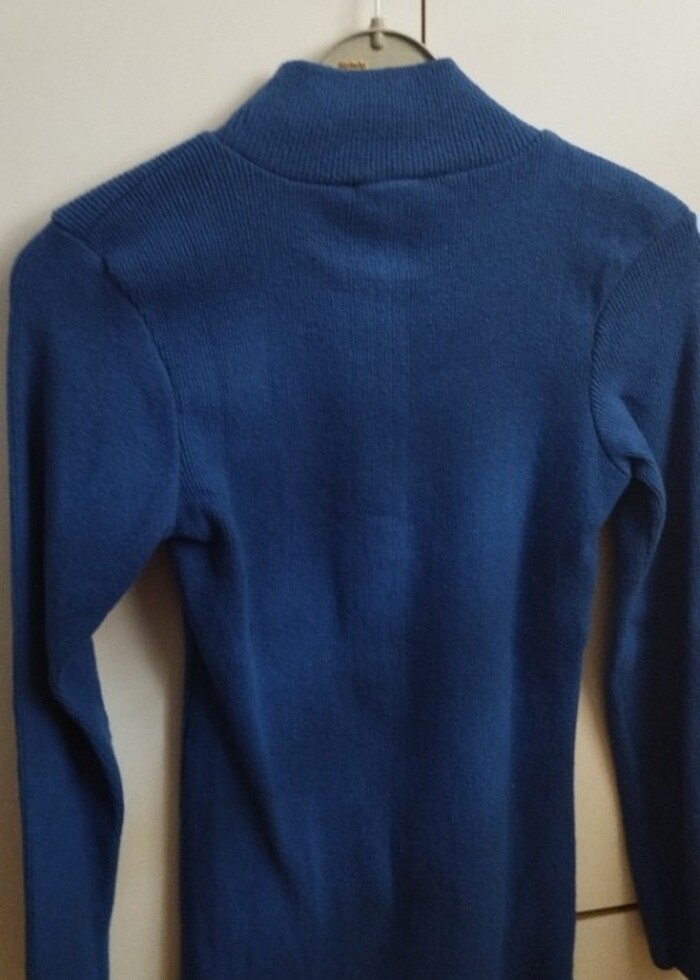 Mavi boğazlı kazak  - Görsel 3