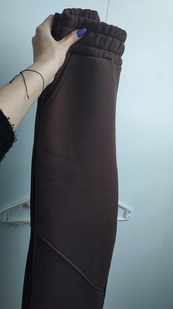 Kahverengi polarlı eşofman  - Görsel 2