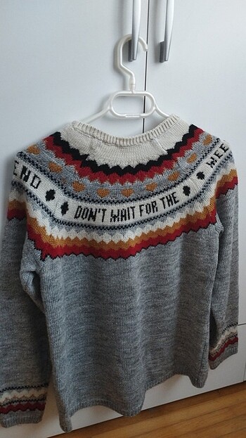 Desenli kazak - Görsel 3