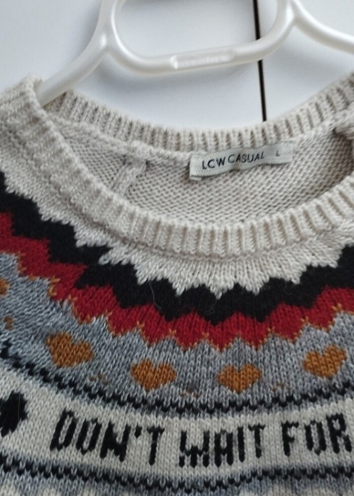 Desenli kazak - Görsel 2