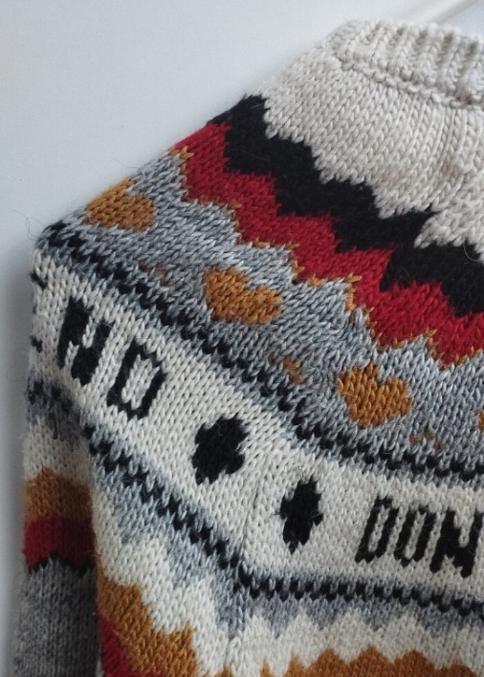 Desenli kazak - Görsel 4