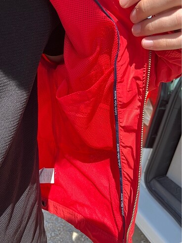 Calvin Klein Kırmızı Ceket - Görsel 7