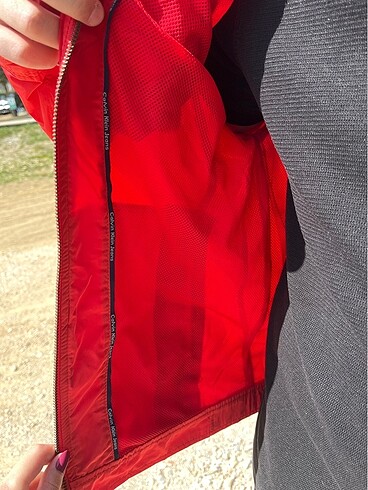 Calvin Klein Kırmızı Ceket - Görsel 8