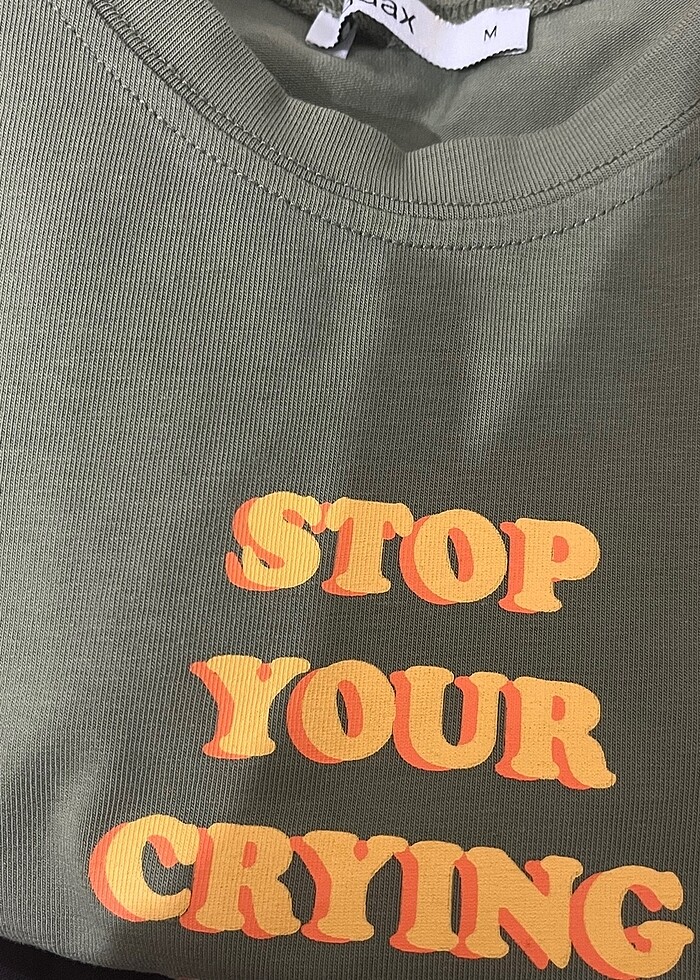 Haki Addax Crop - Görsel 3